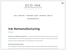 Tablet Screenshot of eco-inkcorp.com